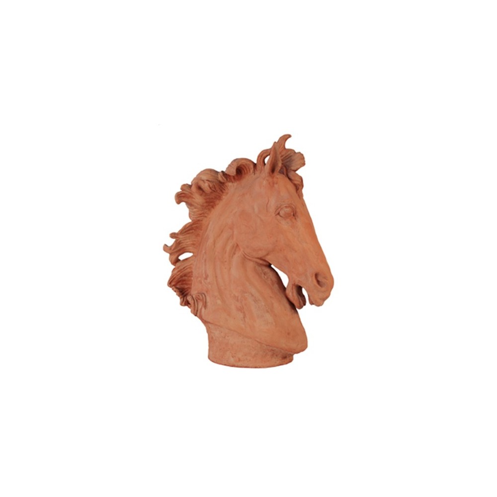 Testa di Cavallo in Terracotta