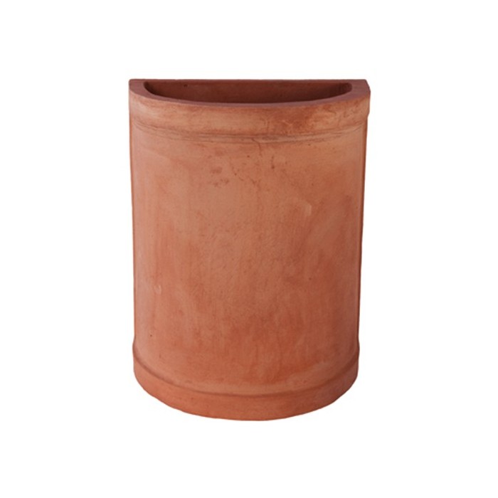Vaso a Parete Liscio in Terracotta d'Impruneta