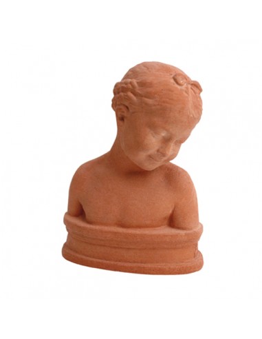 Busto Bambina Pampaloni in Terracotta