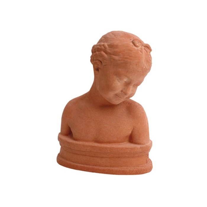 Girl Bust Pampaloni in Terracotta