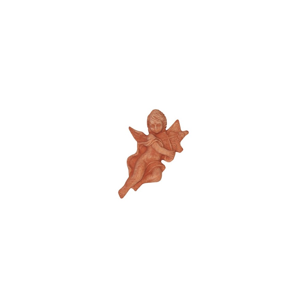 Playing Angel with Violin in terracotta