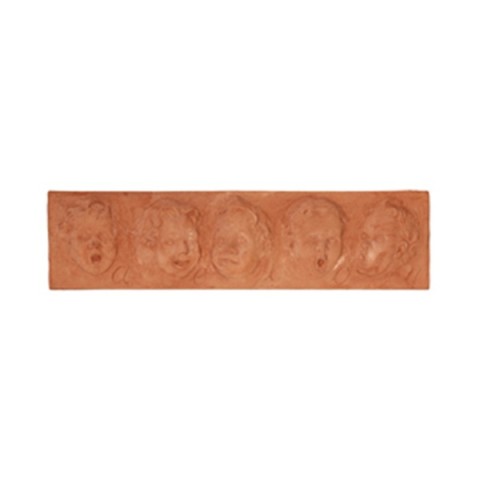 Pannello Vocali in Terracotta