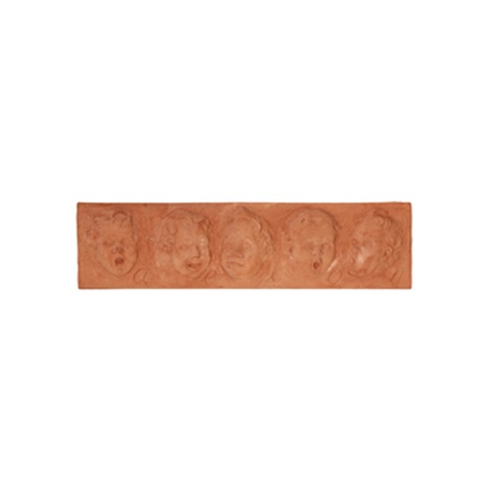 Pannello Vocali in Terracotta