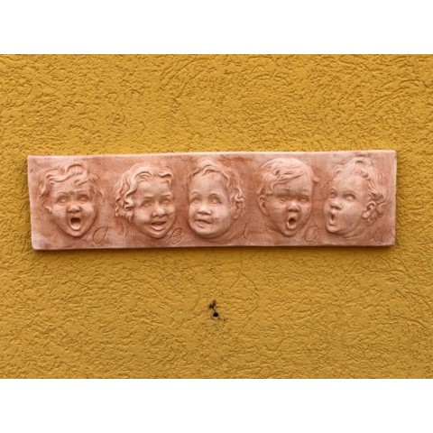 Pannello Vocali in Terracotta 2