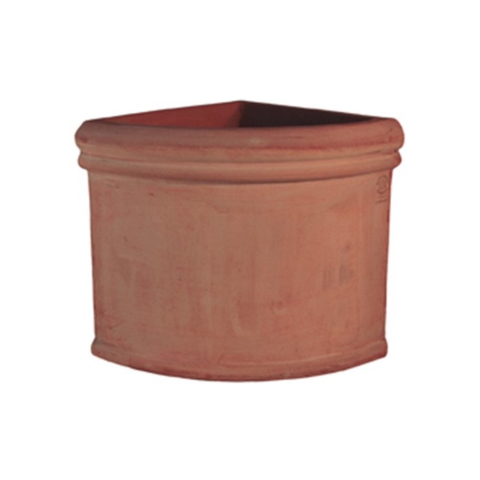 Vaso ad Angolo Basso Liscio Impruneta