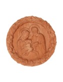 Sacra Famiglia Robbiana in Terracotta