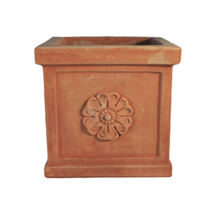 Impruneta Terracotta Rosetta Cube