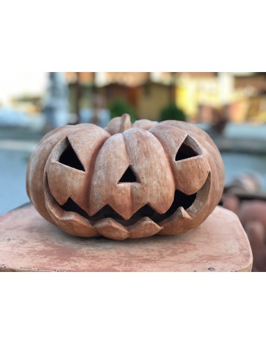 Zucca di Halloween in Terracotta