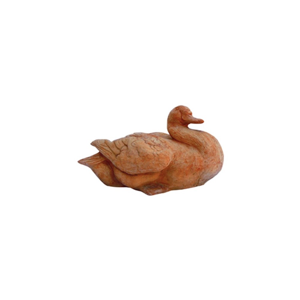 Terracotta Duck with Retracted Neck