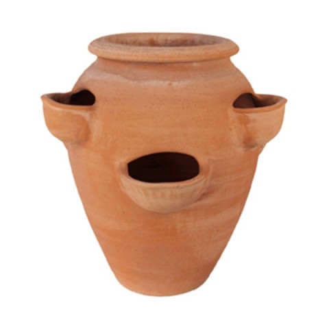 Fragolina Pottery Jug in Terracotta