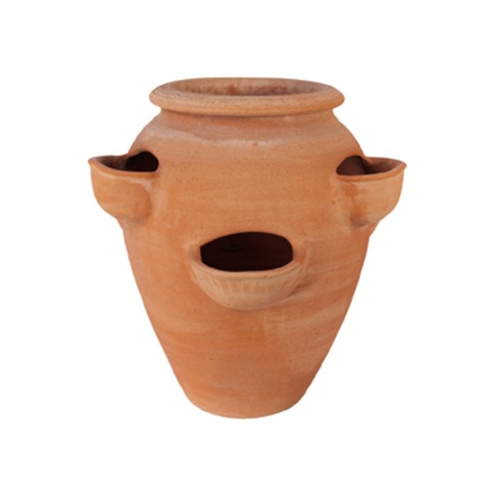 Fragolina Pottery Jug in Terracotta