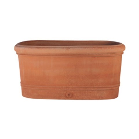 Ovale liscio in terracotta d'Impruneta | Terrecotte Cestenoli