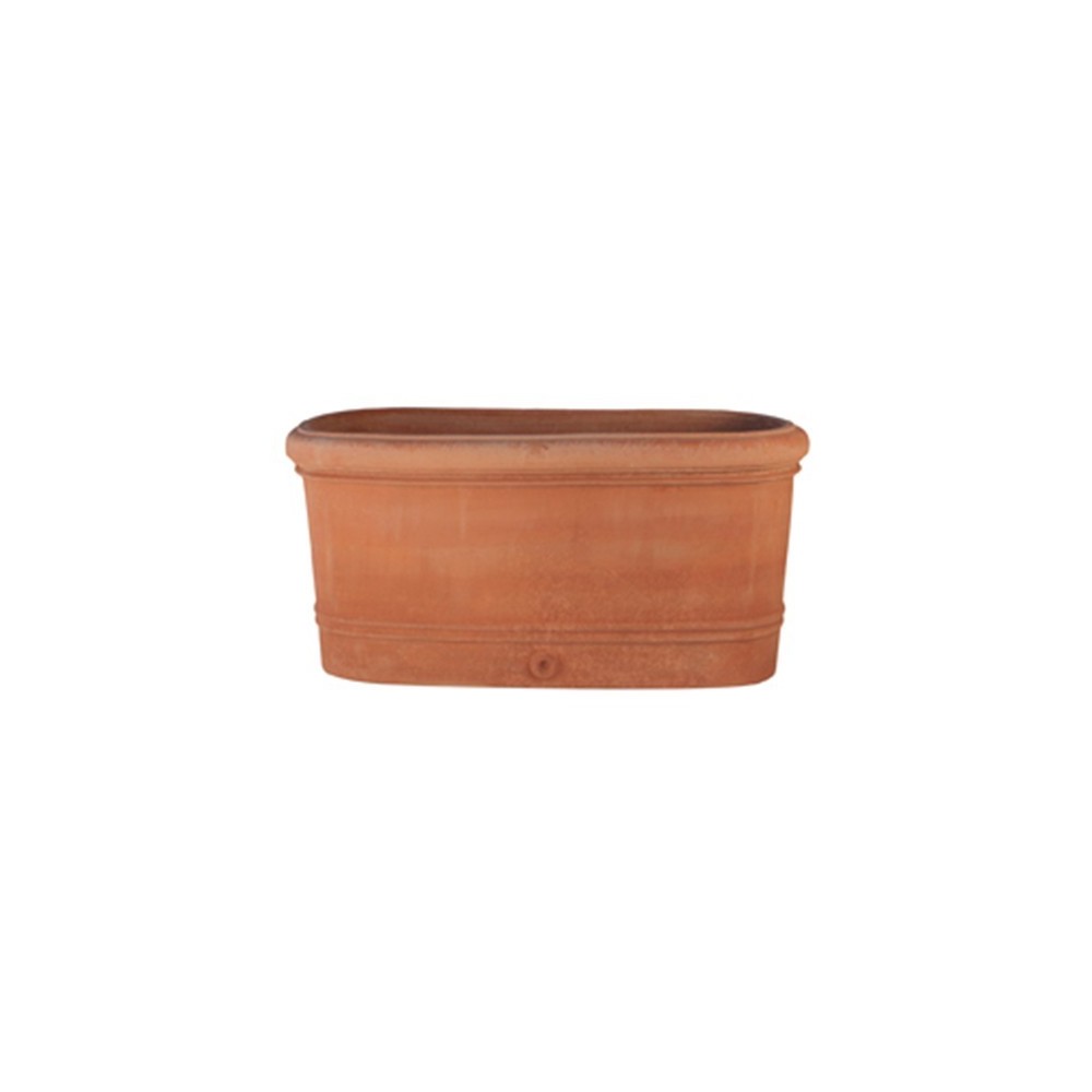 Ovale liscio in terracotta d'Impruneta | Terrecotte Cestenoli