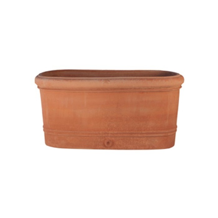 Ovale liscio in terracotta d'Impruneta | Terrecotte Cestenoli