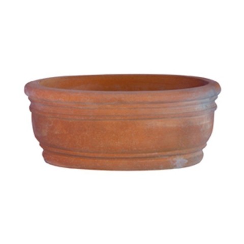 Ovale liscio in terracotta | Terrecotte Cestenoli