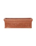 Cassetta decorata in terracotta