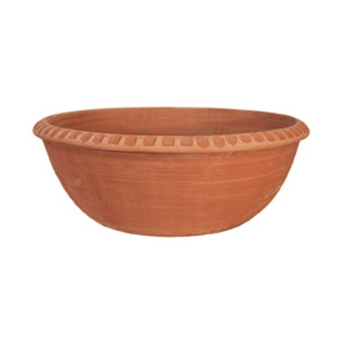 Ciotola smerlata tornio in terracotta