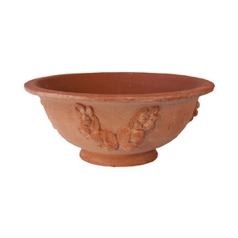 Ciotola con limoni in terracotta
