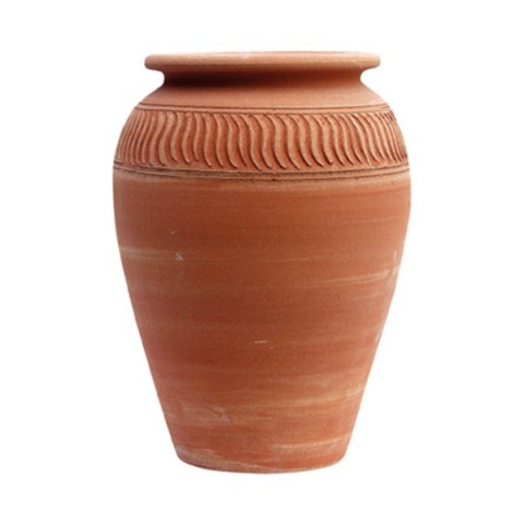 Portaombrelli lavorato a tornio in terracotta | Terrecotte Cestenoli