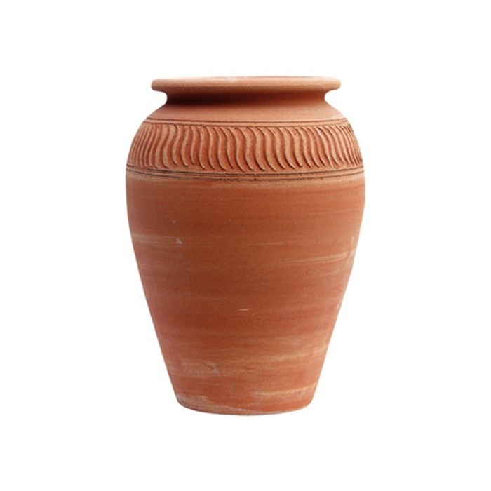 Portaombrelli lavorato a tornio in terracotta | Terrecotte Cestenoli