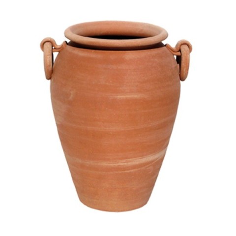 Portaombrelli liscio con campanelle in terracotta | Terrecotte Cestenoli