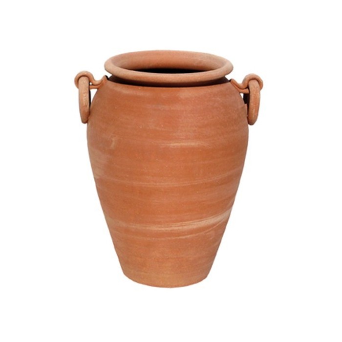 Portaombrelli liscio con campanelle in terracotta | Terrecotte Cestenoli