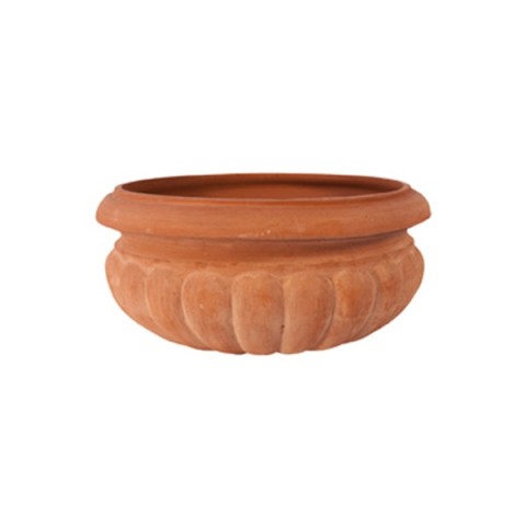 Ciotola Baccellata in Terracotta