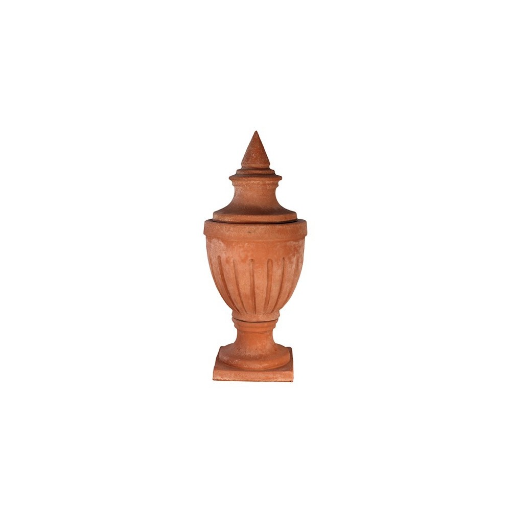 Vaso imperiale con tappo in terracotta d'Impruneta