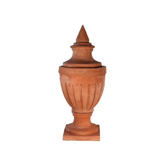Vaso imperiale con tappo in terracotta d'Impruneta