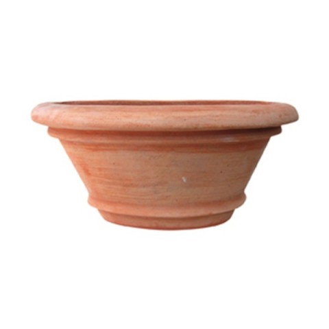 Tasca a parete liscia in terracotta