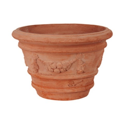 Conchina festona in terracotta