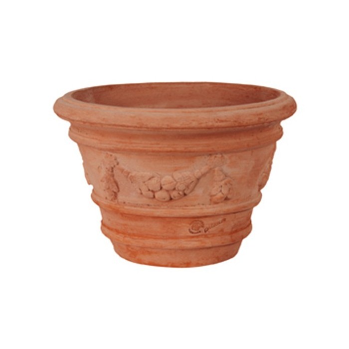 Conchina festona in terracotta