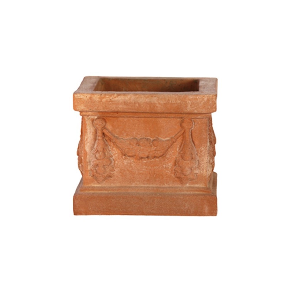 Quadrato festonato in terracotta | Terrecotte Cestenoli