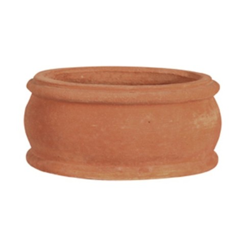 Ovale liscio in terracotta