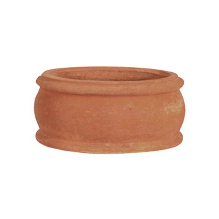 Ovale liscio in terracotta