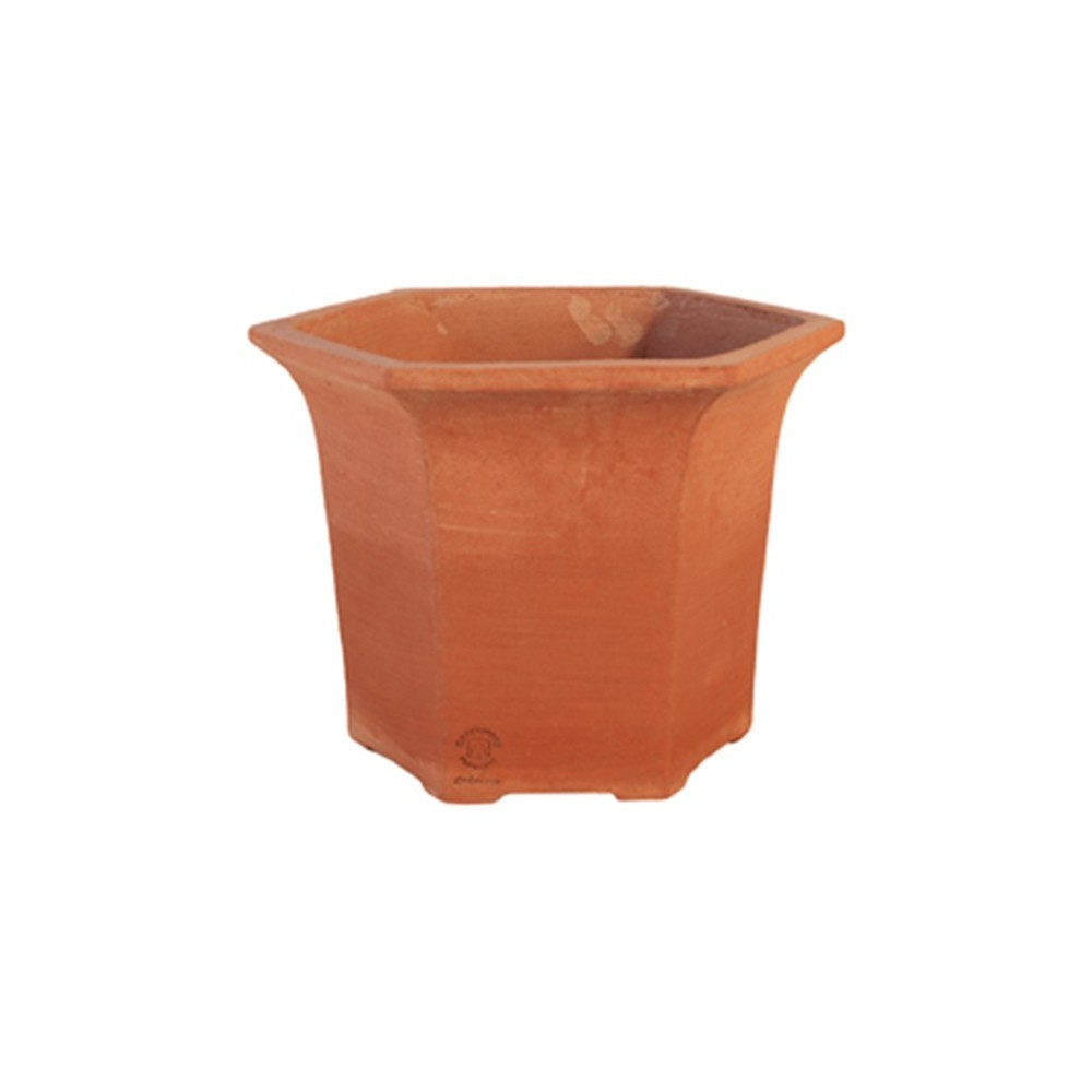 Vaso esagonale in terracotta | Terrecotte Cestenoli