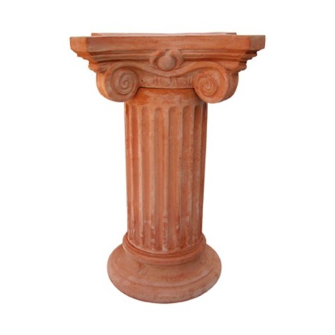 Colonna Ionica in terracotta