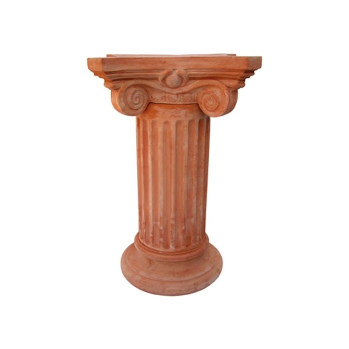 Colonna Ionica in terracotta