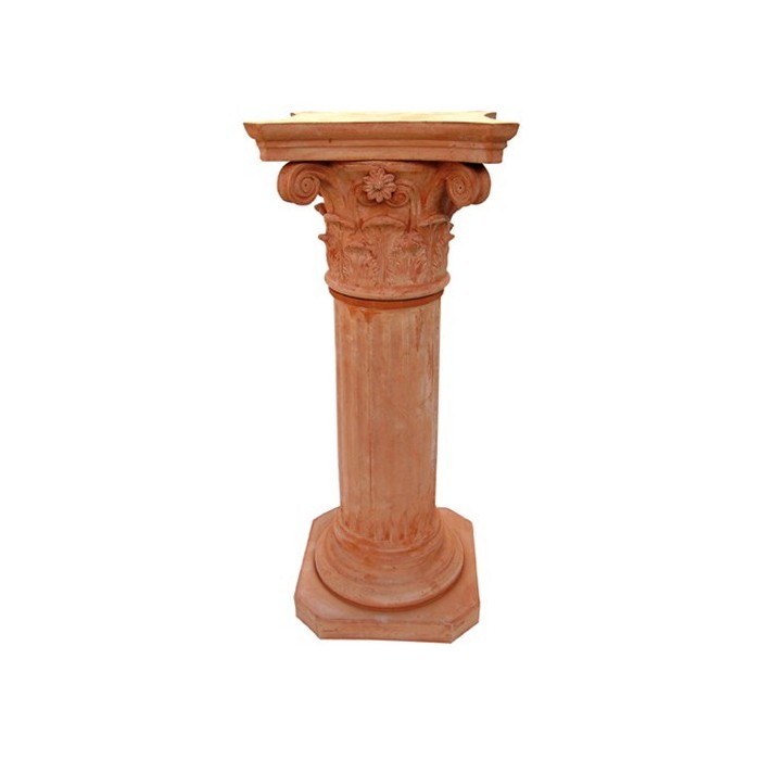 Colonna corinzia in terracotta