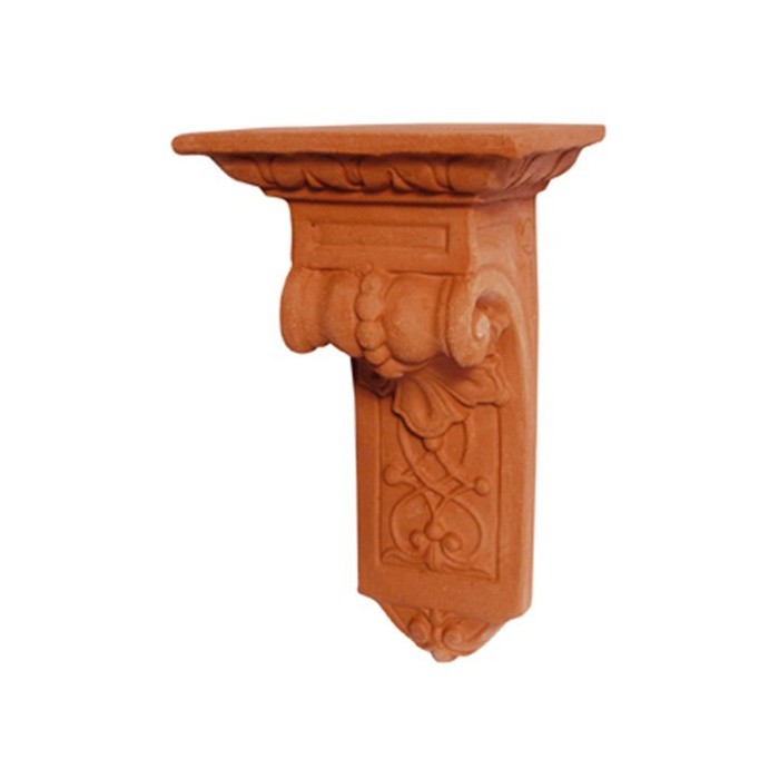 mensola decorata in terracotta | Terrecotte Cestenoli