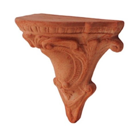 Mensola lavorata in terracotta | Terrecotte Cestenoli