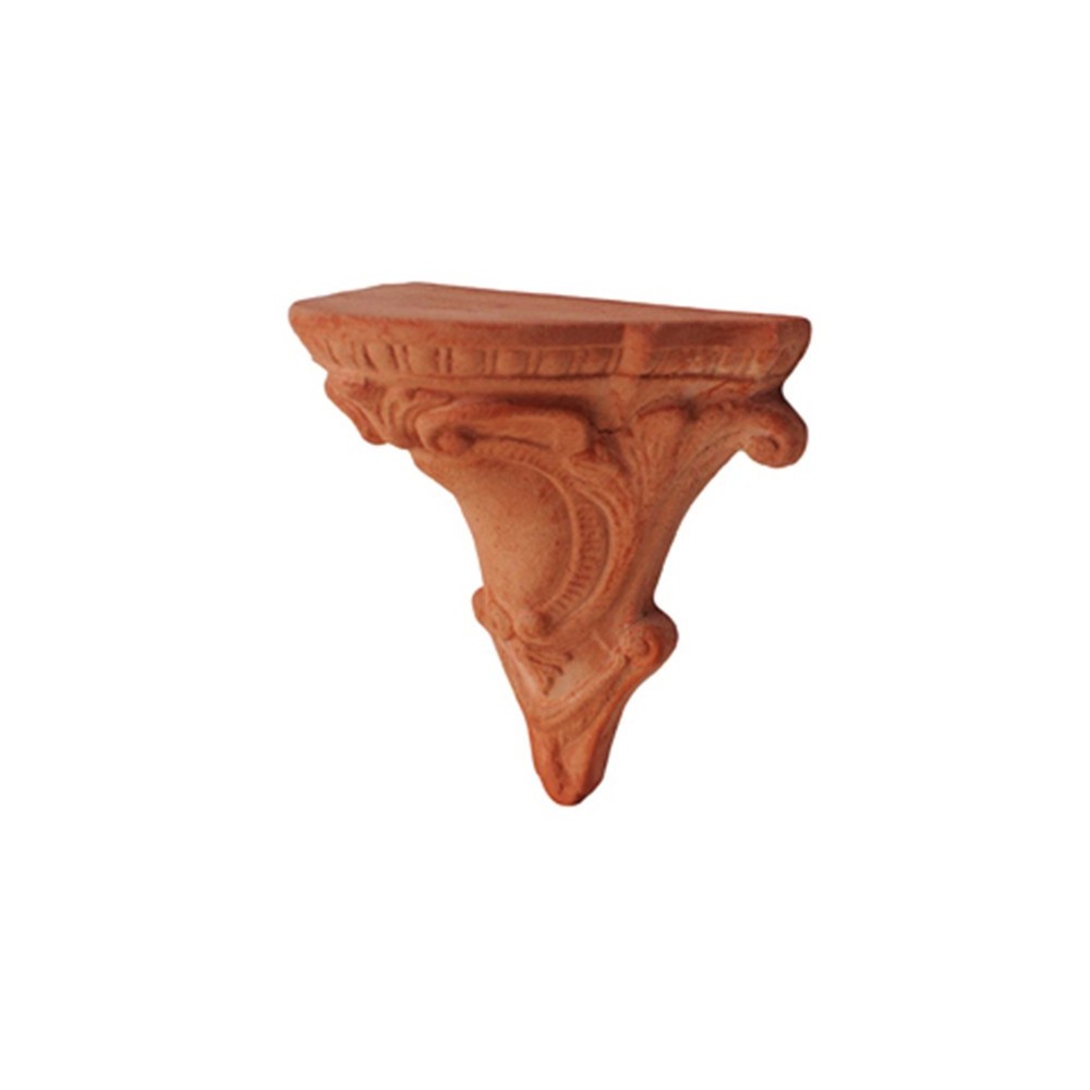 Mensola lavorata in terracotta | Terrecotte Cestenoli
