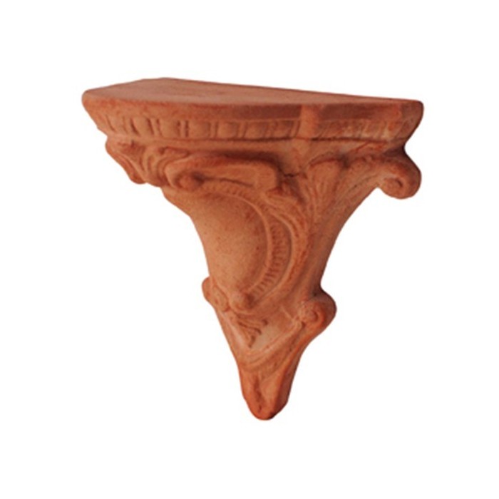 Mensola lavorata in terracotta | Terrecotte Cestenoli
