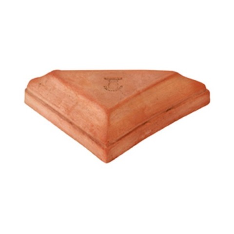 Piede a triangolo a cornice in terracotta | Terrecotte Cestenoli