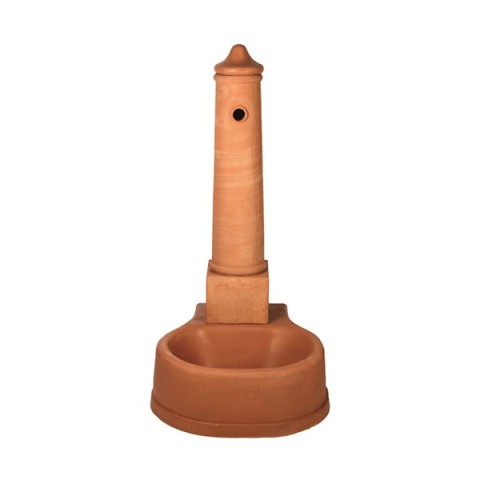 Fontana da terra in terracotta