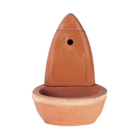 Fontana da terra piccola in terracotta