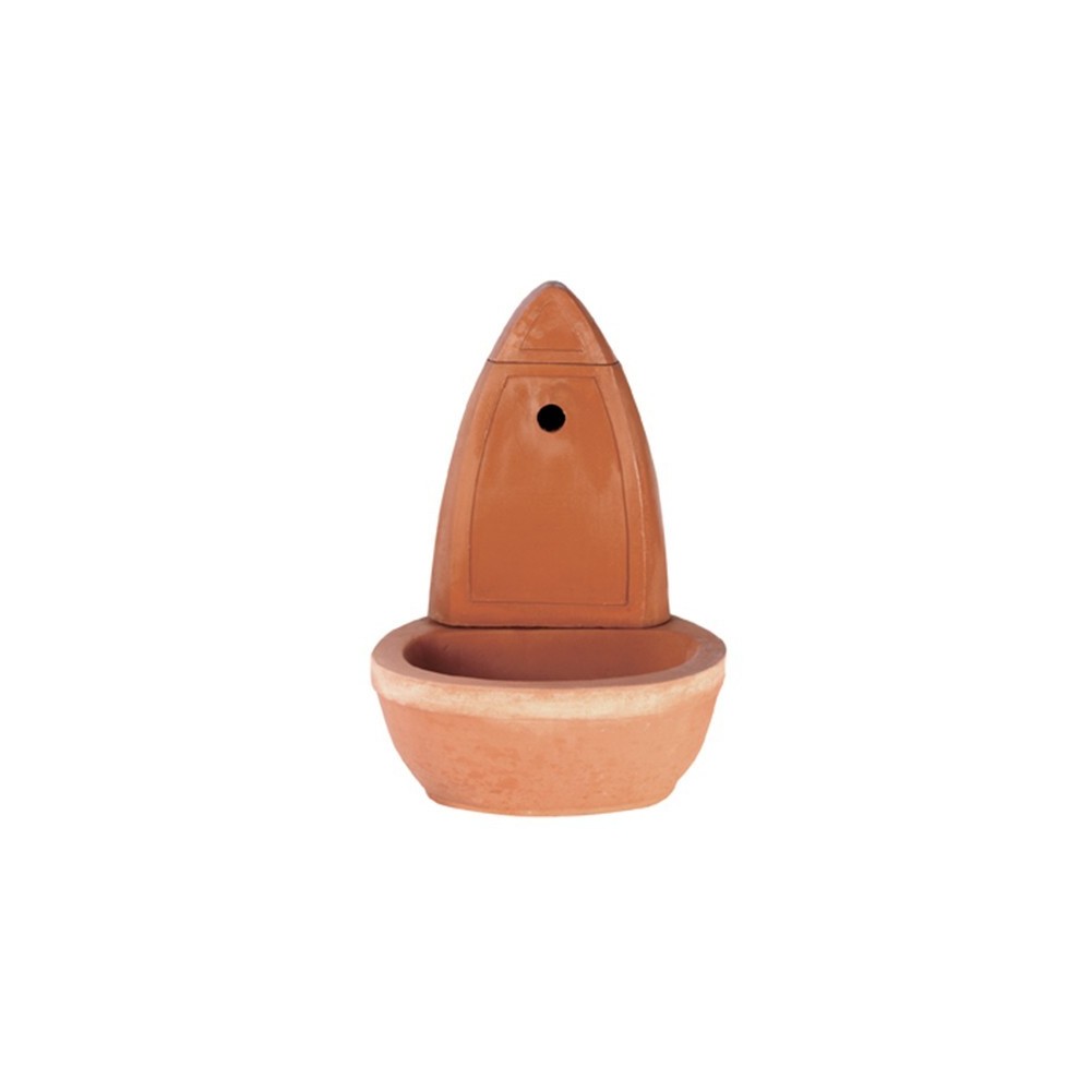 Fontana da terra piccola in terracotta