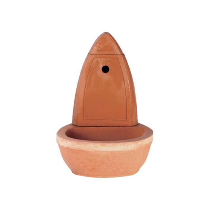 Fontana da terra piccola in terracotta