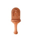 Fontana a parete con limoni in terracotta