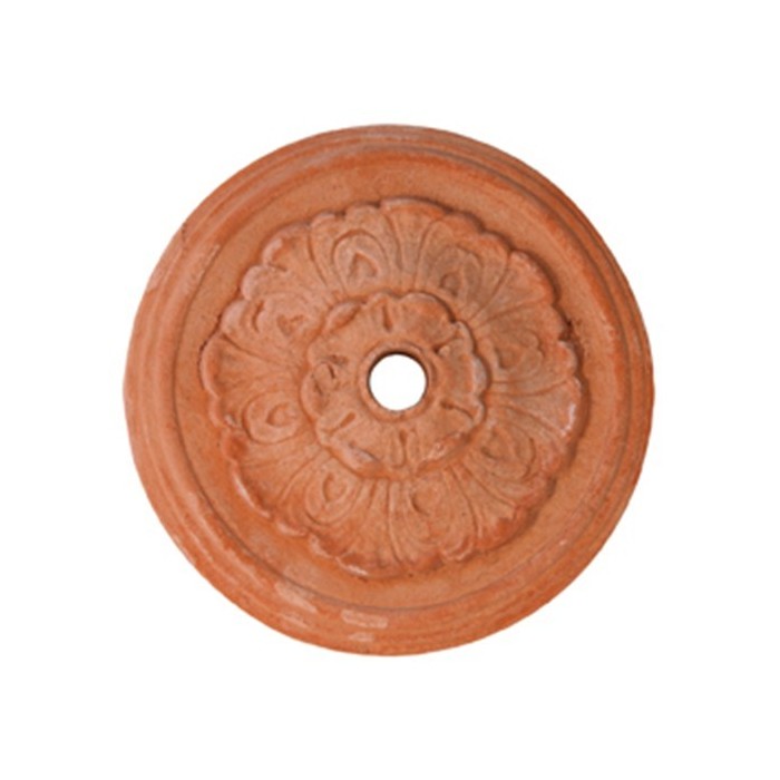 Rosone per fontana in terracotta